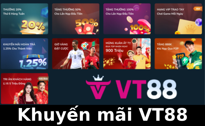 Khuyến mãi VT88 - Cơ hội nhận thưởng hấp dẫn cho người chơi 1 Giới thiệu về khuyến mãi VT88
