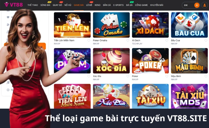 Game bài VT88 - Chơi game bài đổi thưởng online uy tín 2025 2 game bài vt88